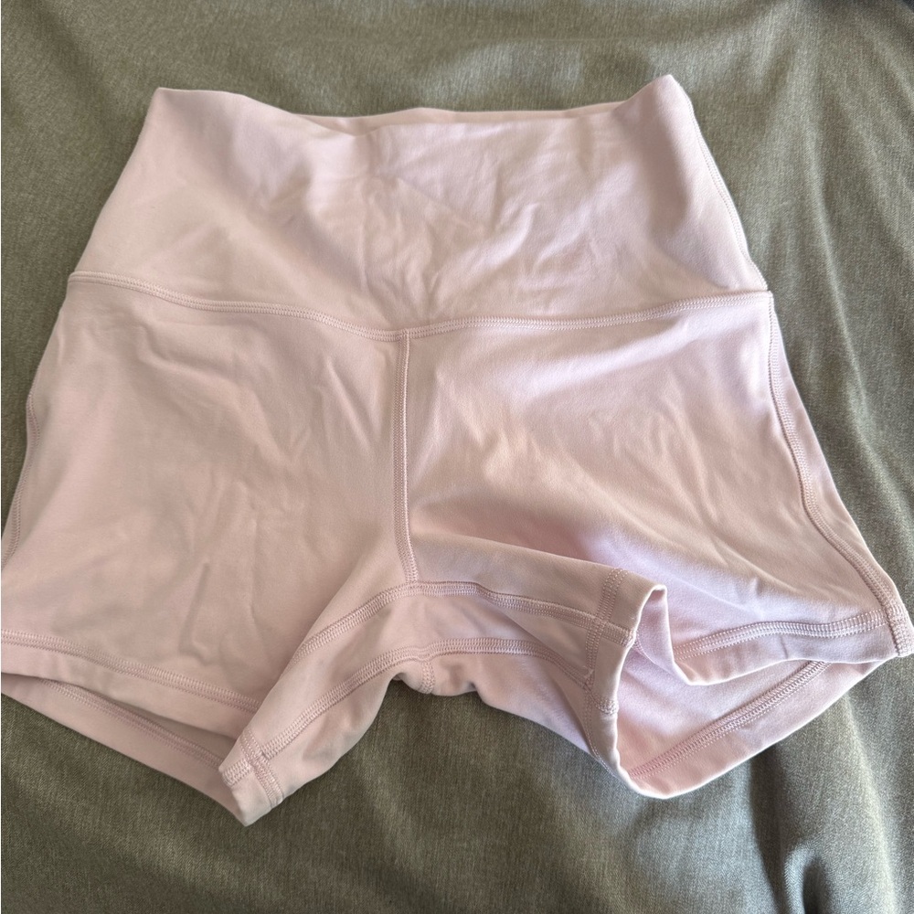 lululemon Align™ High-Rise Short 4in pink haze Like New